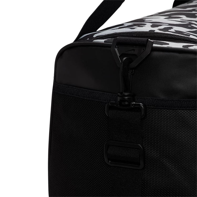 Geanta sport  Nike NK BRSLA M DUFF - 9.5 CAT AOP/FB2827-010/Negru cu inox photo 5